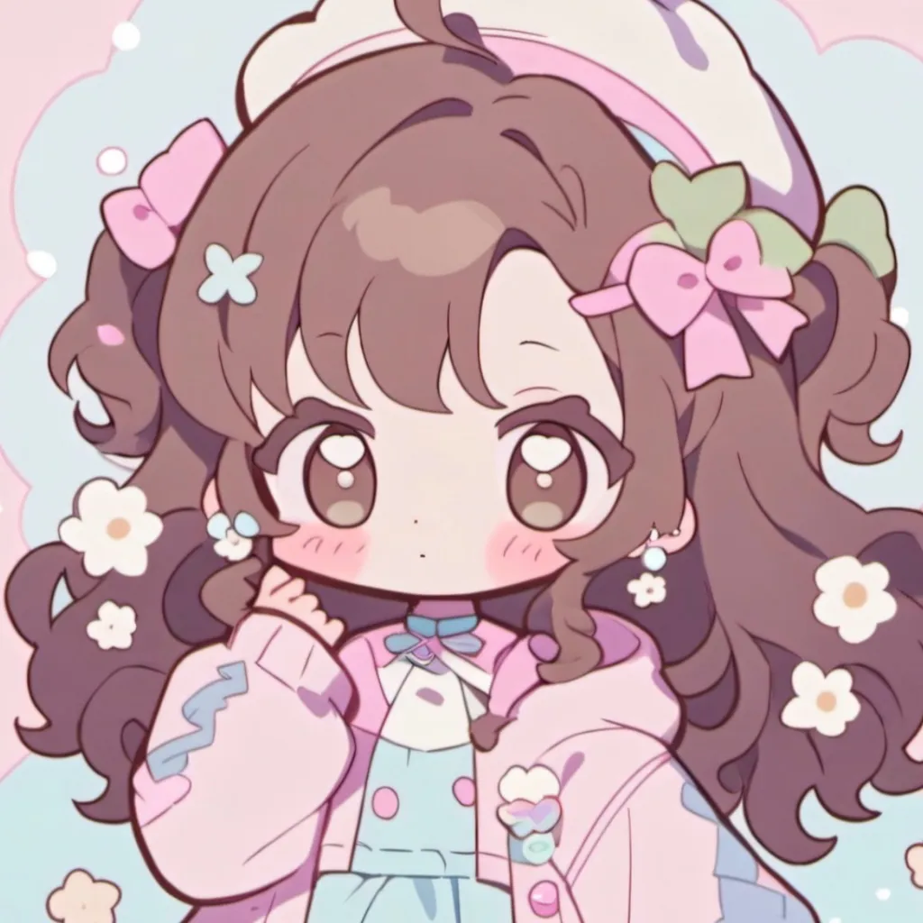 chat with ai character: Curly haired baby
