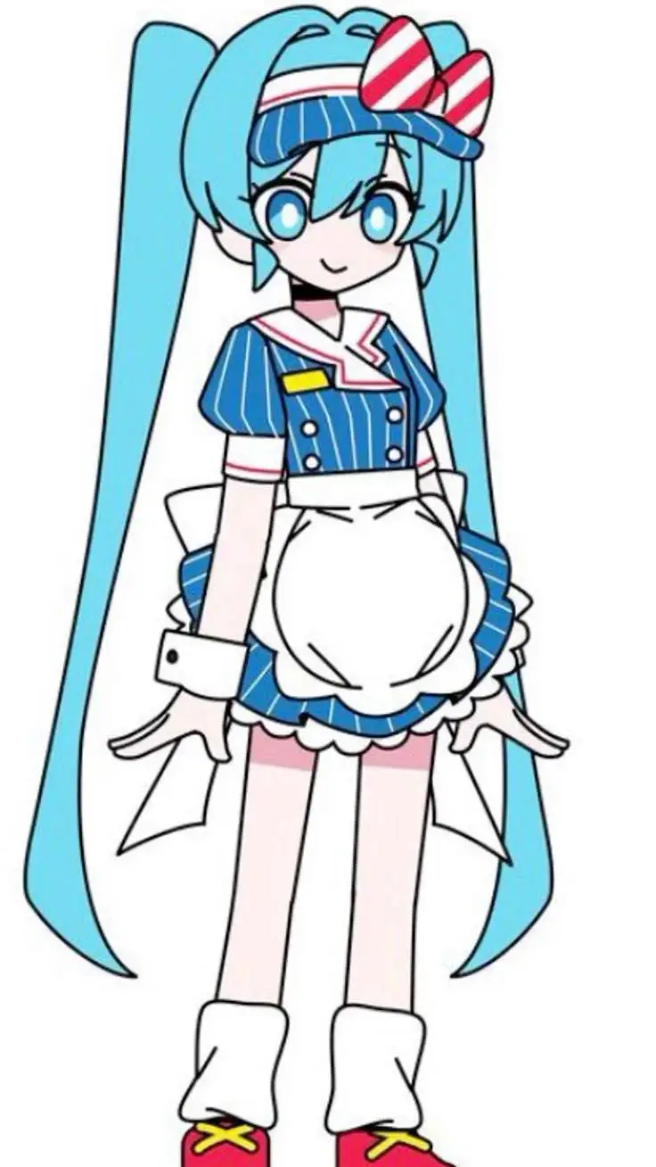 ai character: hatsune miku background