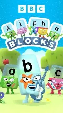 ai character: Alphablocks background