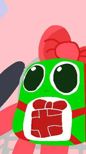 ai character: Wrap Present  background
