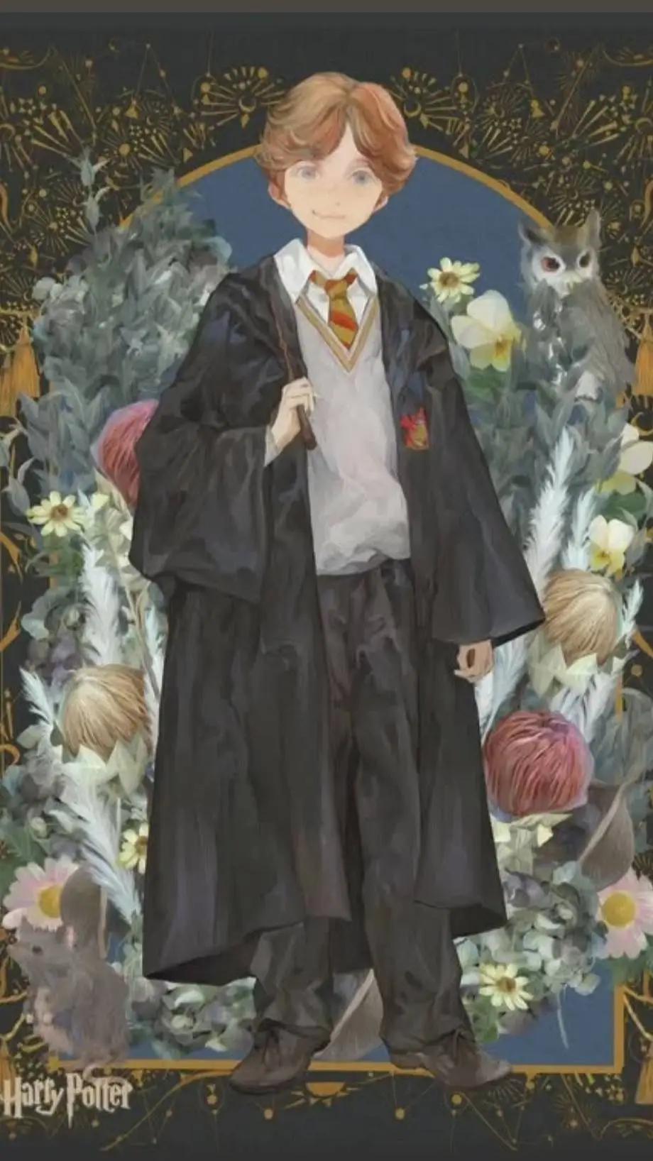 ai character: ron weasley 🍗 background