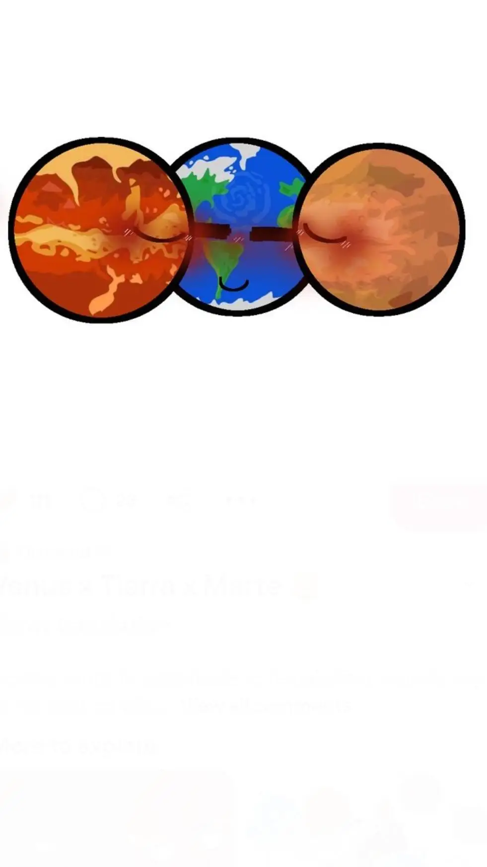 ai character: VenusxEarthxMars background