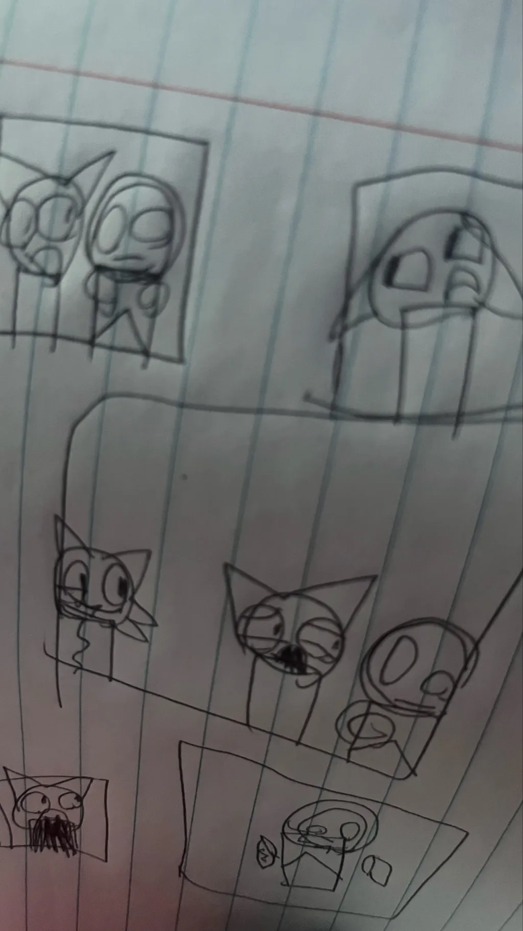 ai character: Jevin is sleeping! background
