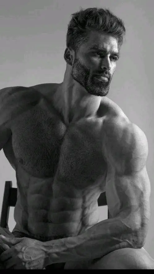 ai character: Gigachad background