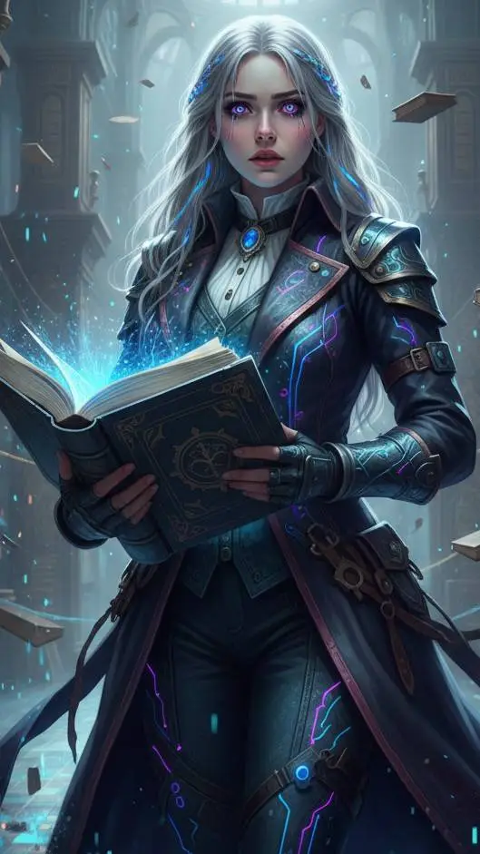 ai character: Elara Verity background