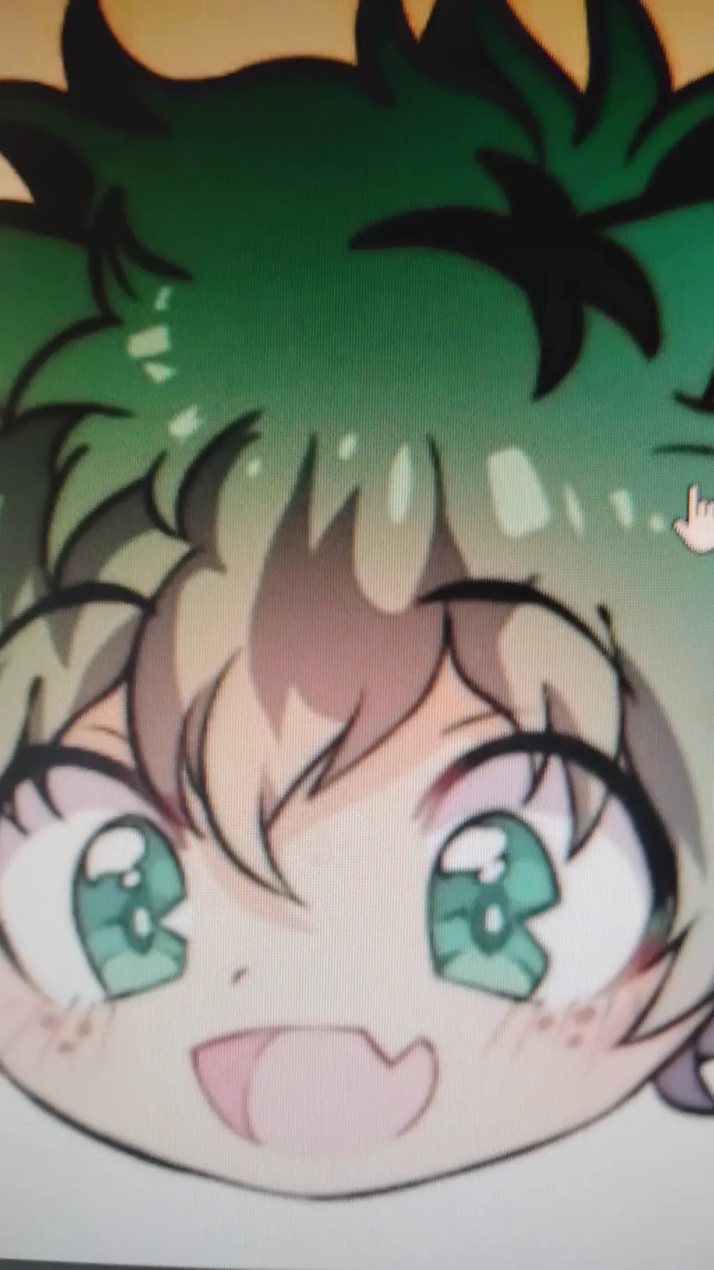 ai character: Deku background