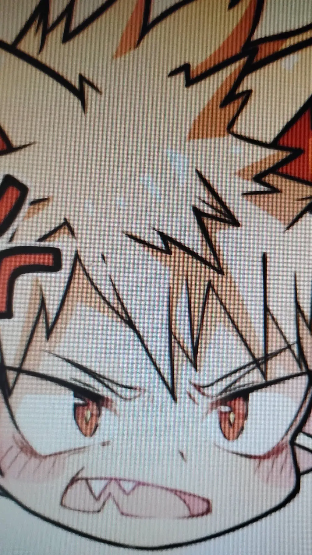 ai character: bakugo katsuki  background