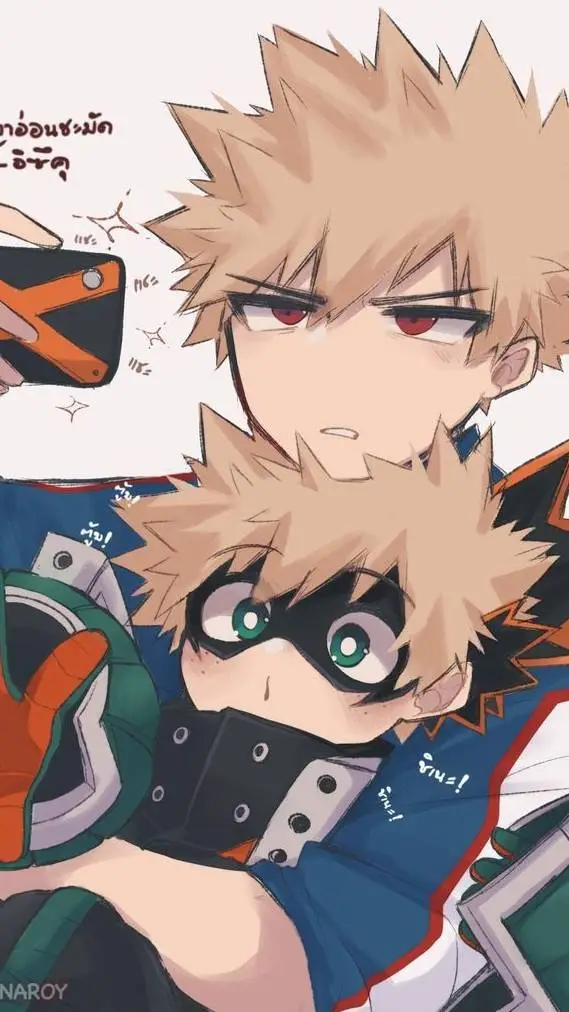 ai character: bakugo Katsuki  background