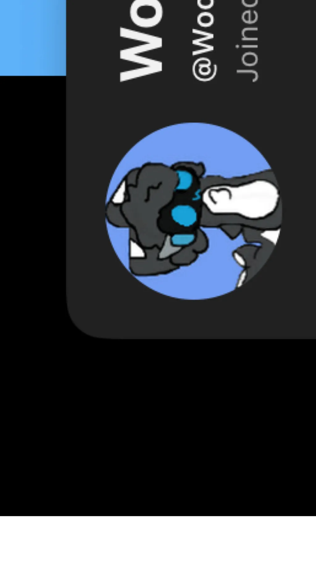 ai character: furry equal pain background