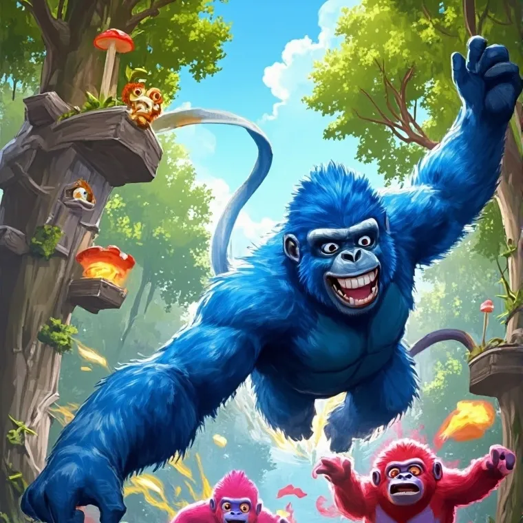 chat with ai character: gorilla tag 