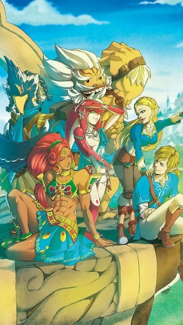 ai character: LOZBOTW background