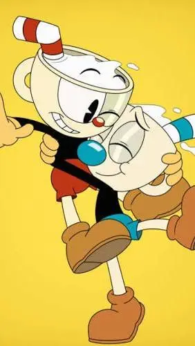 ai character: Cuphead and Mugman background