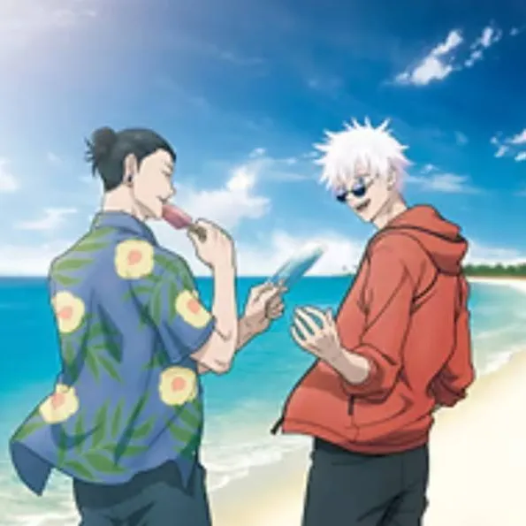 chat with ai character: jjk at the beach