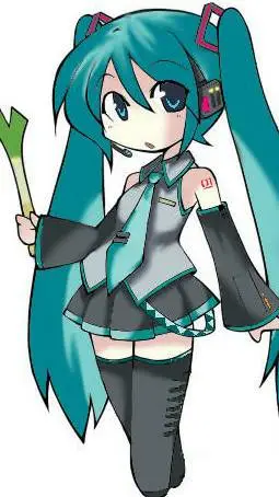 ai character: Hatsune Miku background