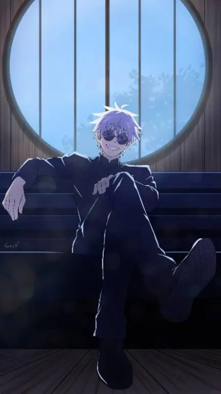 ai character: Gojo Satoru🤞🕶✨ background