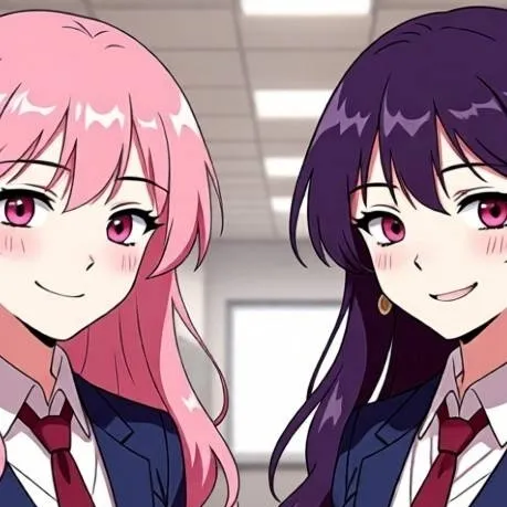 chat with ai character: 2 popilar grls