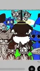 ai character: Familia ligth background