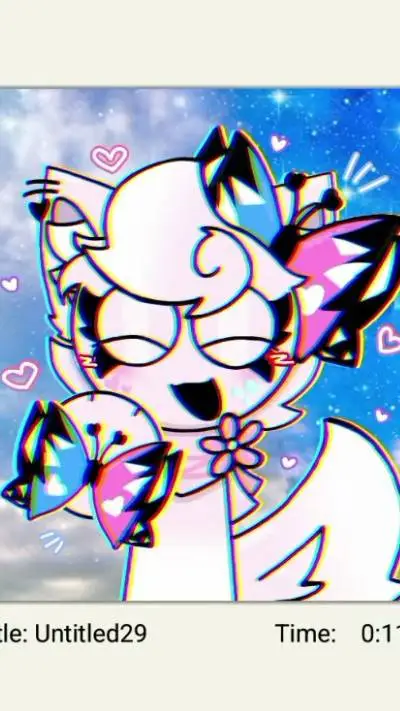 ai character: Cindy💖💙 background