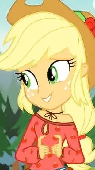 ai character: ∆-🍎Applejack🧺-∆ background