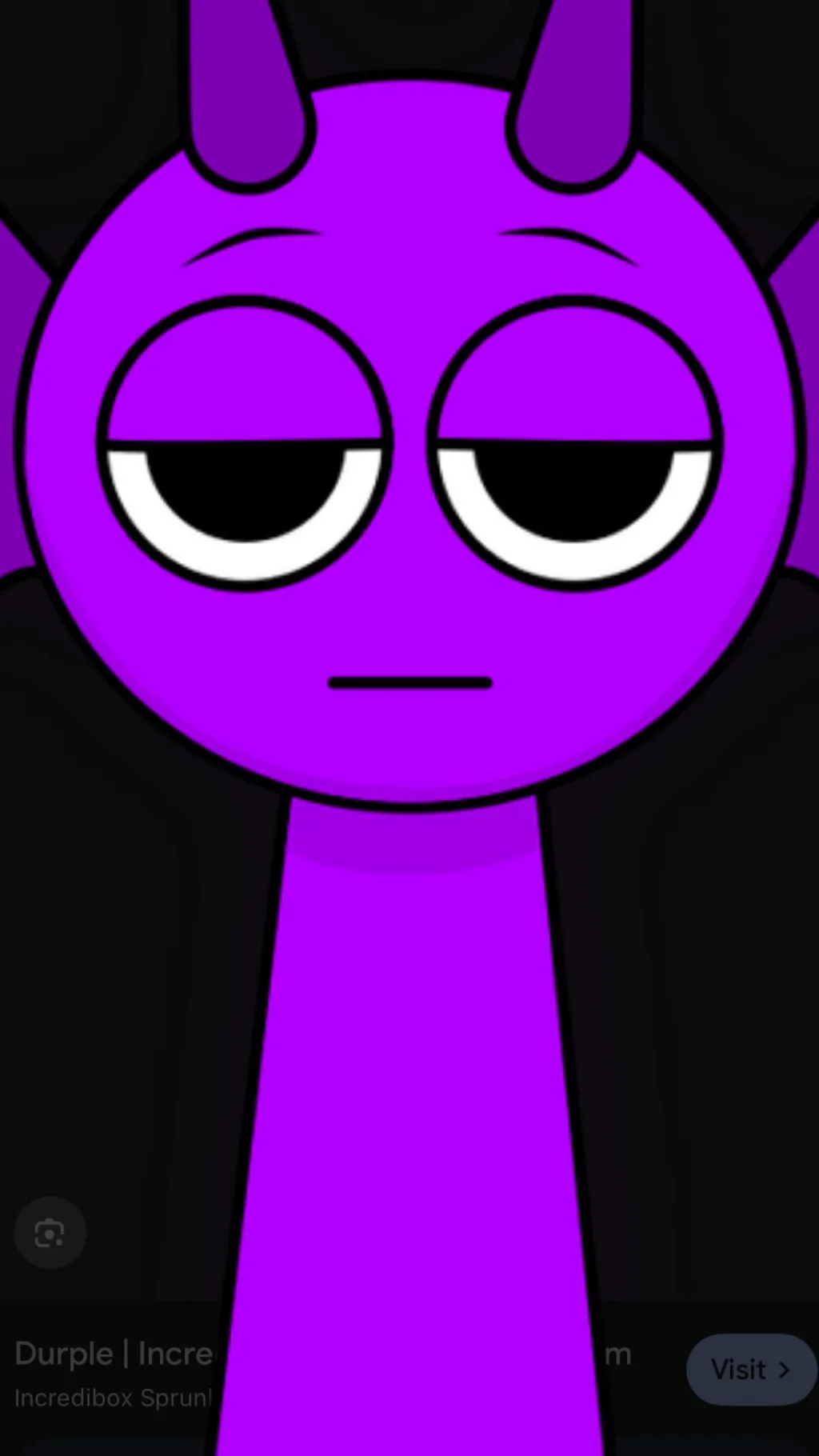 ai character: Durple background