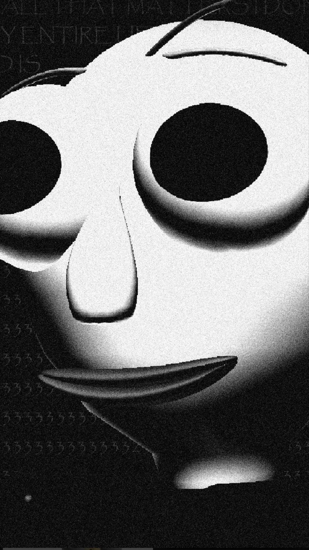 ai character: Baldi 3 background