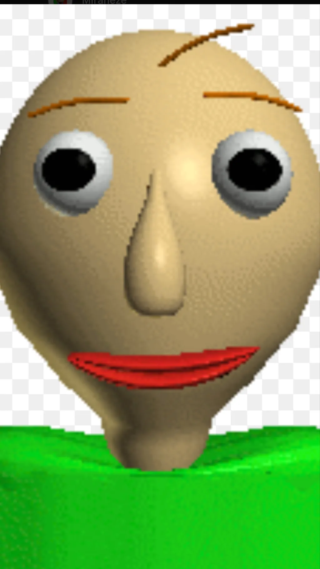 ai character: baldi background