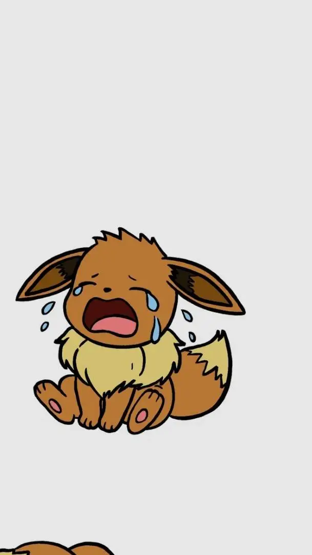 ai character: Crying Eevee background