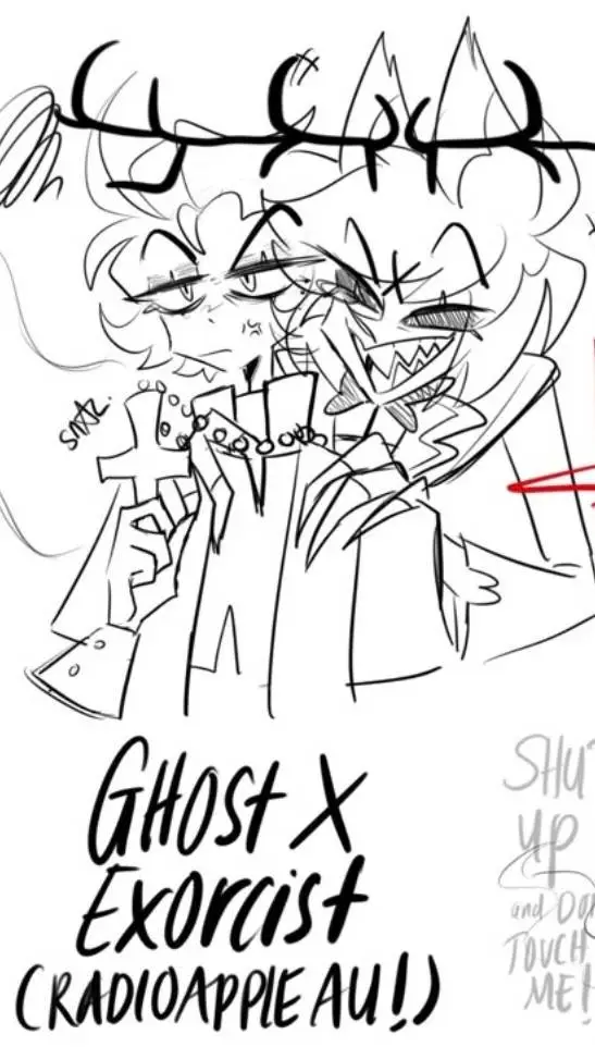 ai character: Exorcist AU background