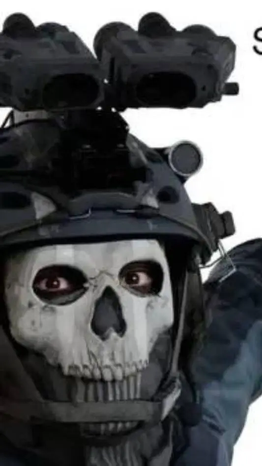 ai character: GHOST! background