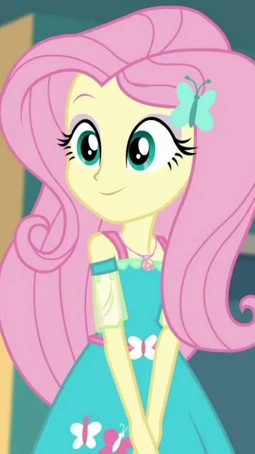 ai character: Fluttershy  background