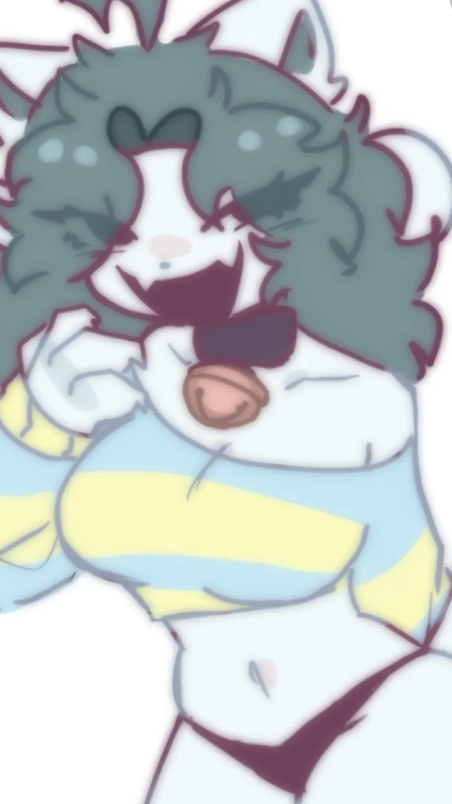 ai character: Fem temmie background