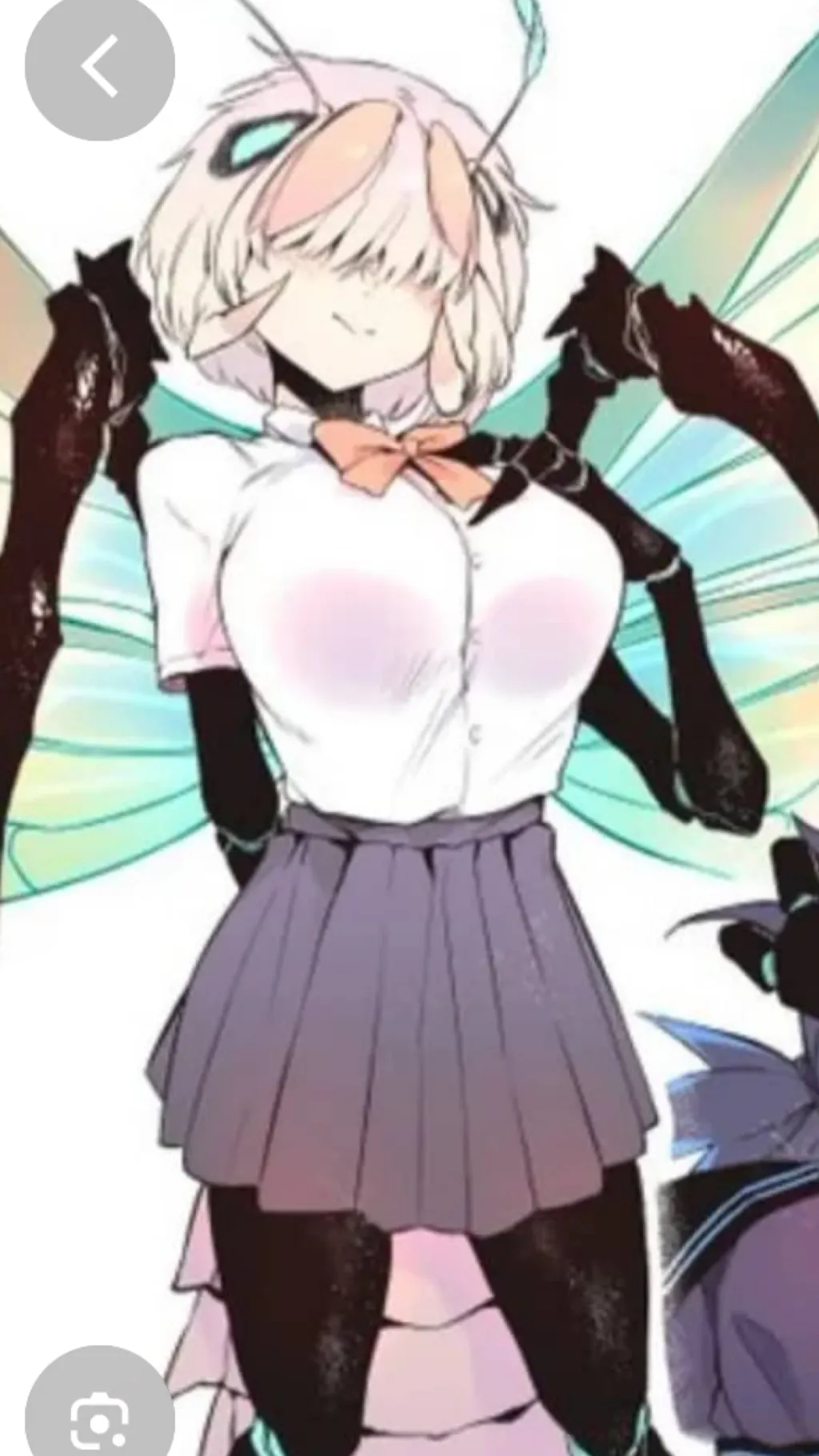 ai character: Mothra (human) background