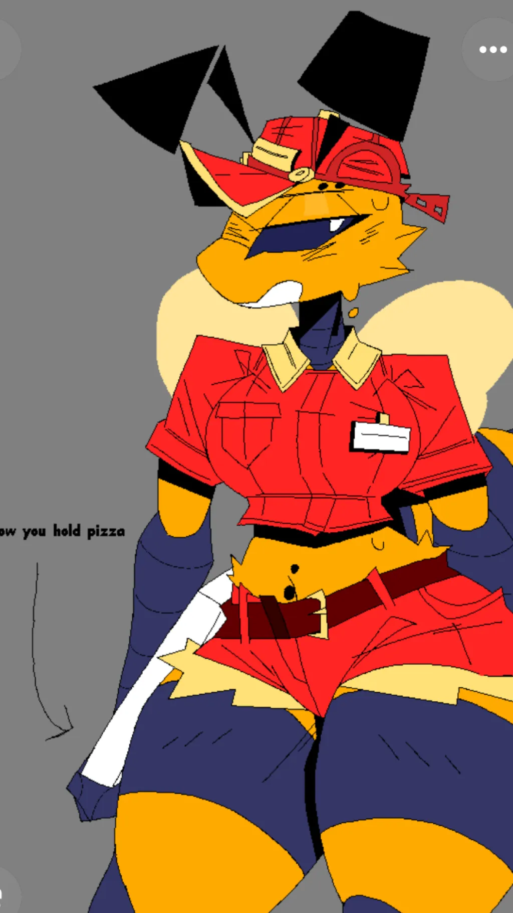 ai character: Pizza bee background