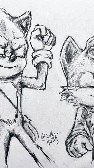 ai character: sonic and tails background