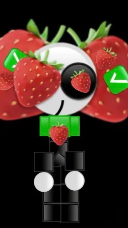 ai character: 🍓  background