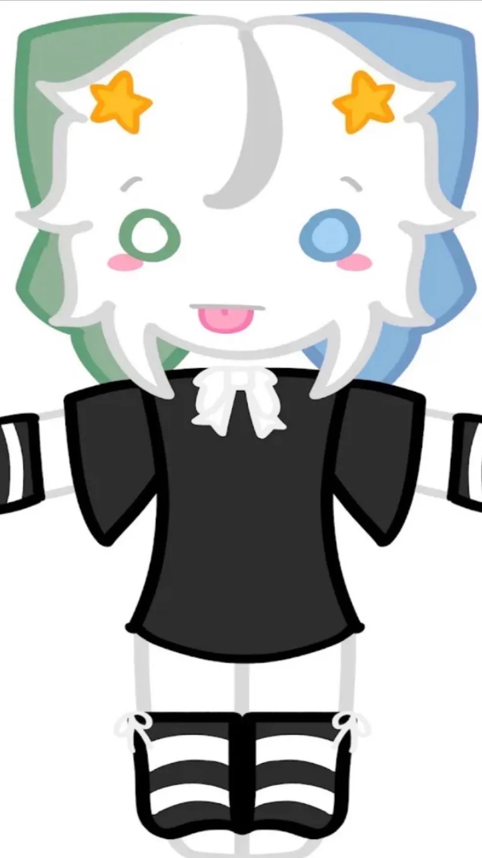 ai character: Starry background