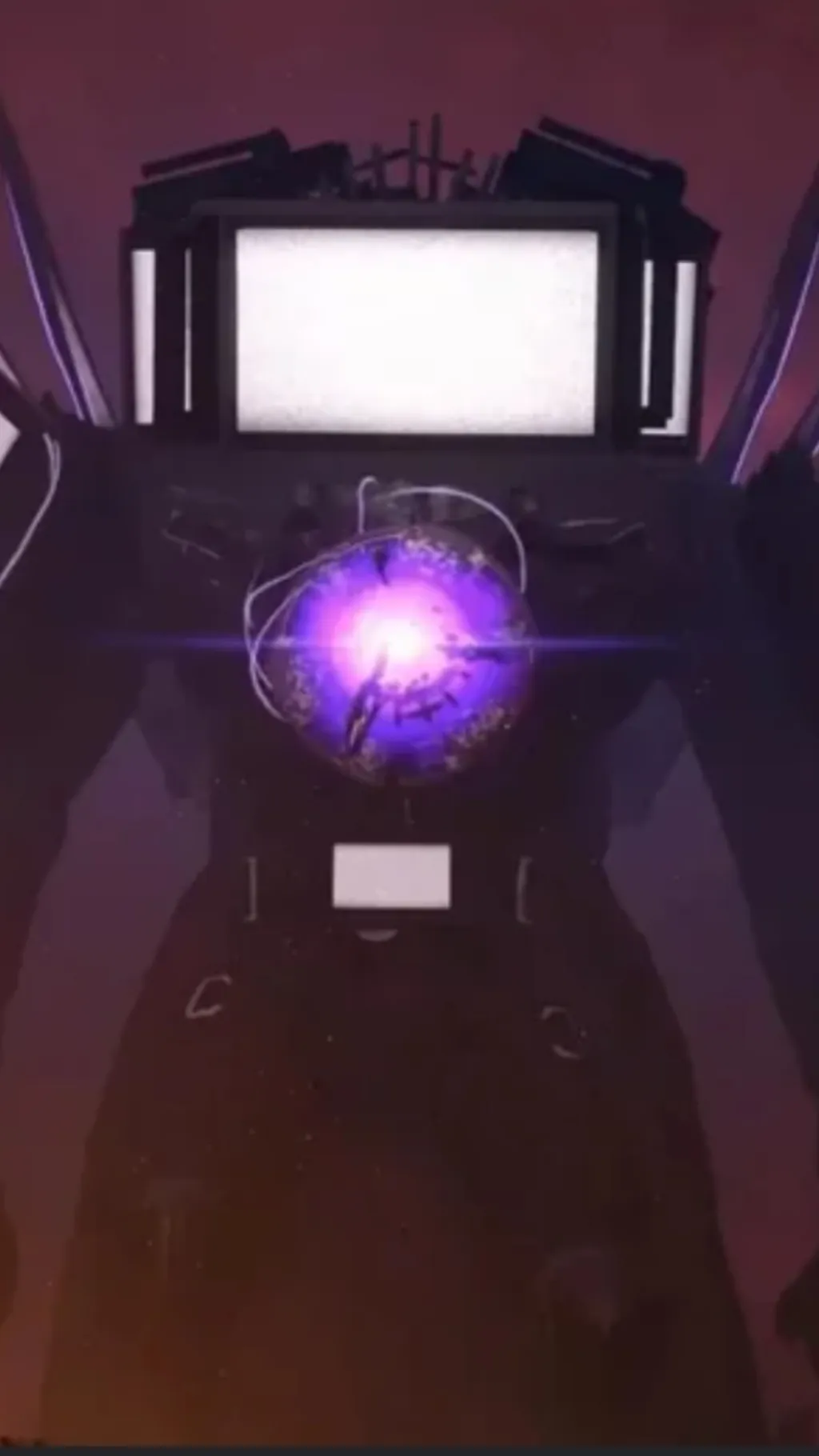 ai character: Titan Tv Man background
