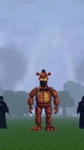 ai character: FNAF VIRUS part 3 background