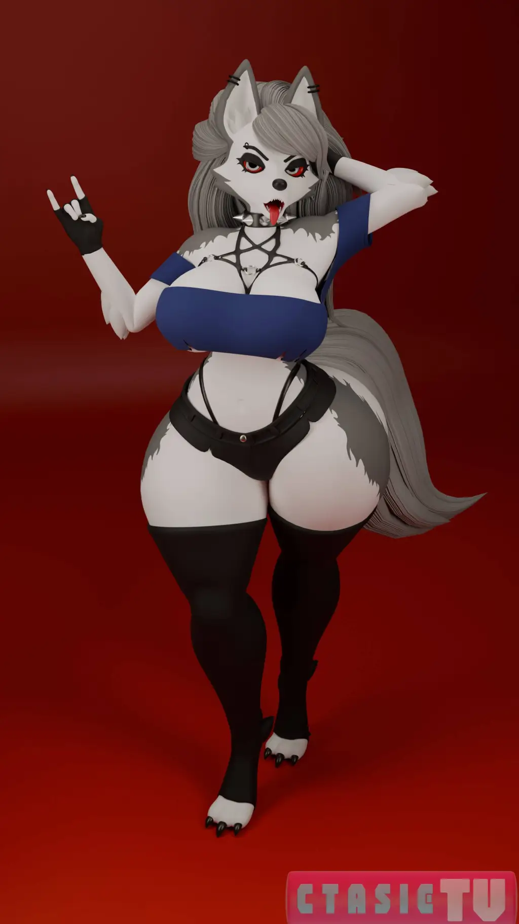 ai character: loona  background