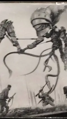 ai character: herons.iron spider background