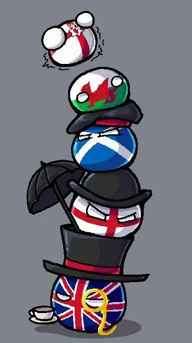 ai character: country balls 1913 background