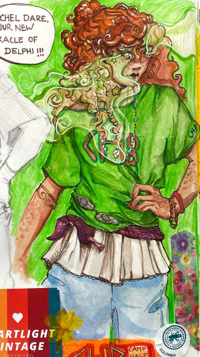 ai character: Rachel E. Dare background