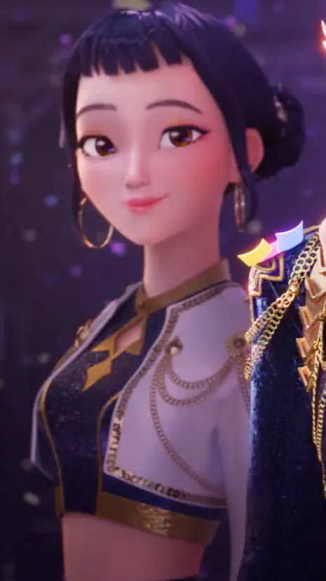 ai character: Zoey the teacher.  background
