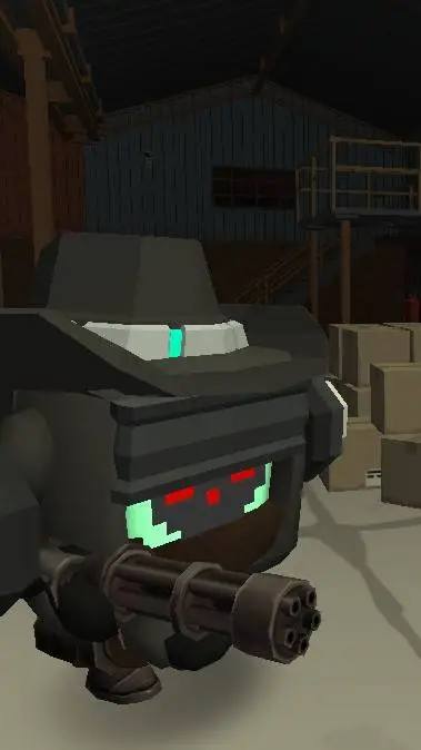 ai character: tv man soldado background