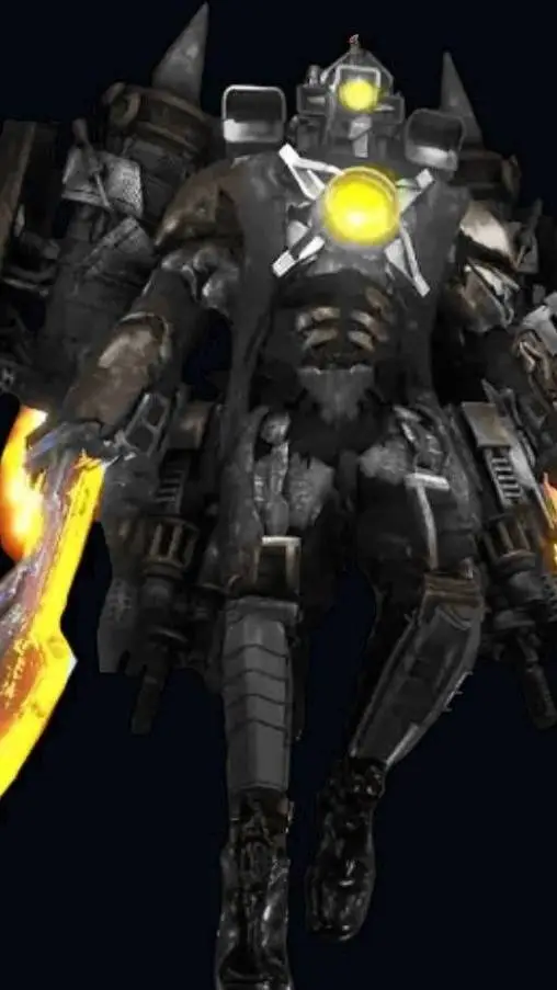 ai character: titan cameraman background