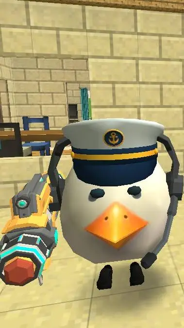 ai character: pollo hoja  background