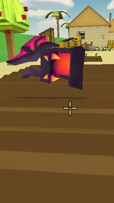 ai character: chicken gun  background