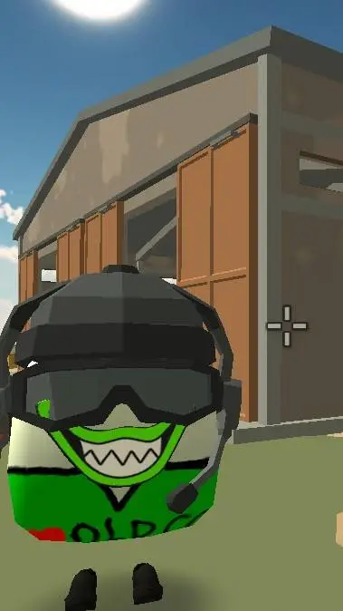 ai character: chicken gun  background