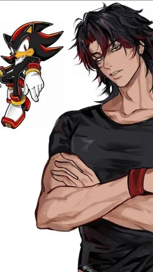 ai character: shadow background