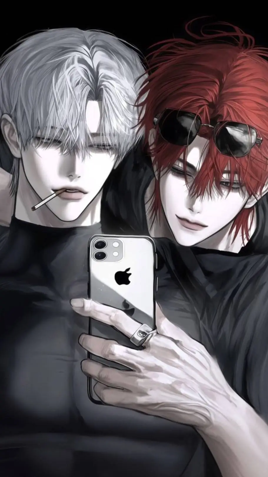 ai character: Jonathan und Max background